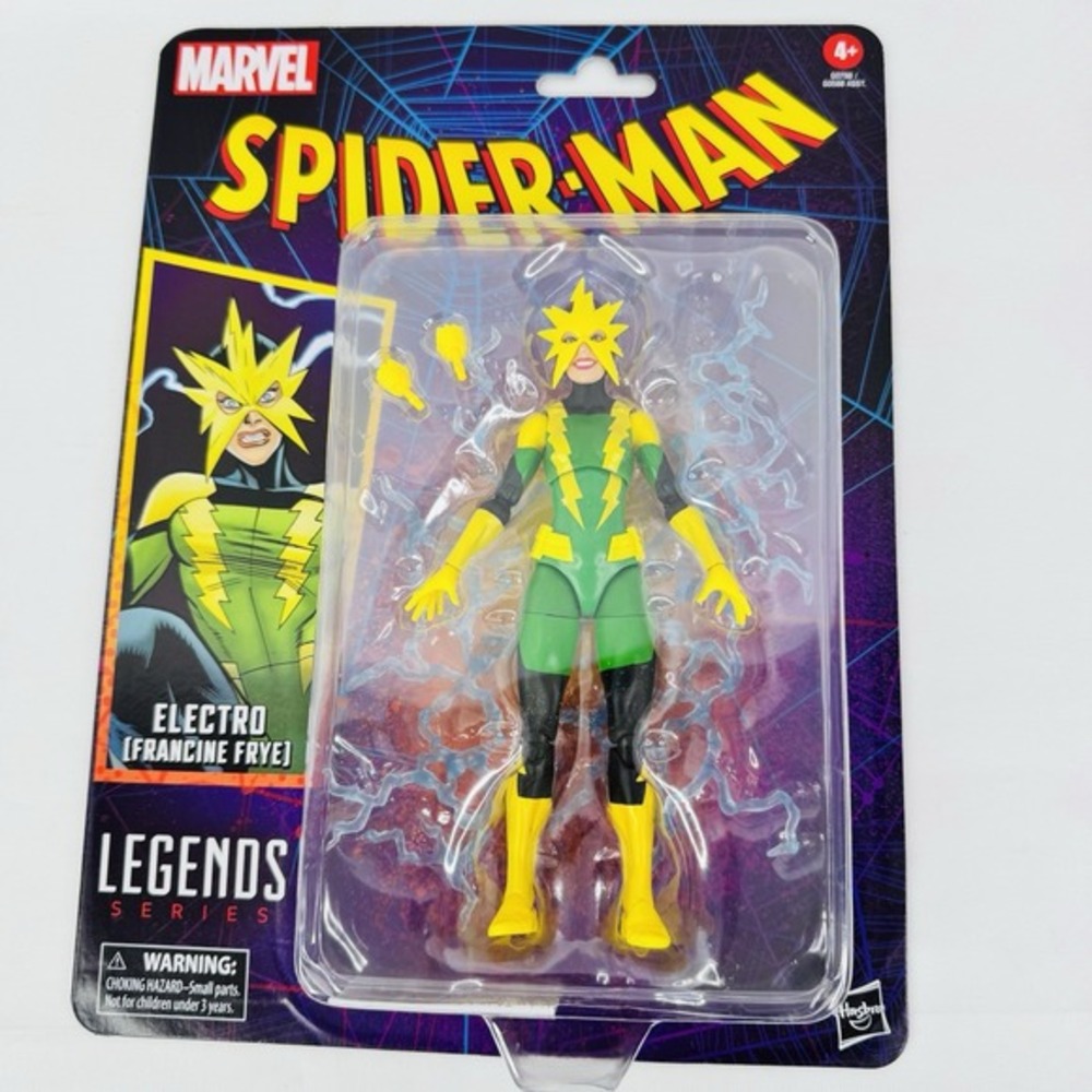 Spider-Man Marvel Legends Electro (Francine Frye) 6-Inch Action‎ Figure HASBRO